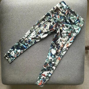 Free People Movement Multi Colored Guinevere Camo Workout Leggings Small